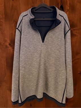Tommy Bahama Reversible Half-Zip Pullover